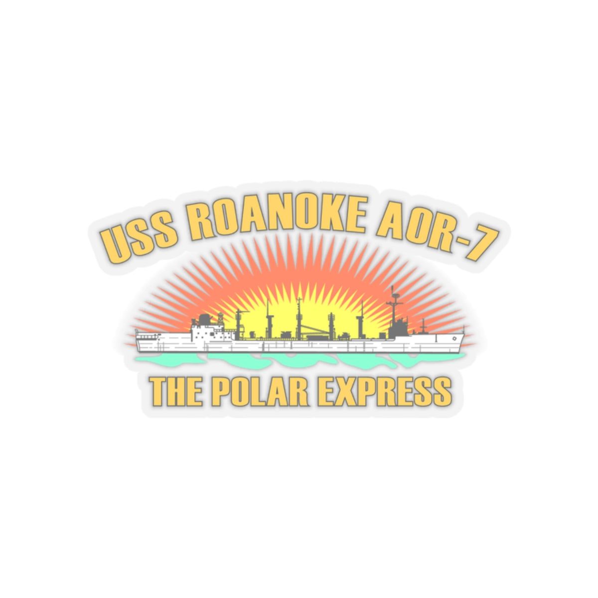 Roanoke "Polar Express" Sticker