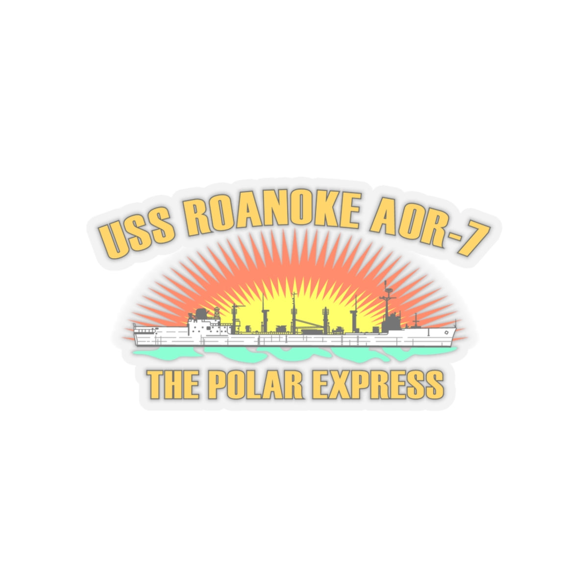 Roanoke "Polar Express" Sticker