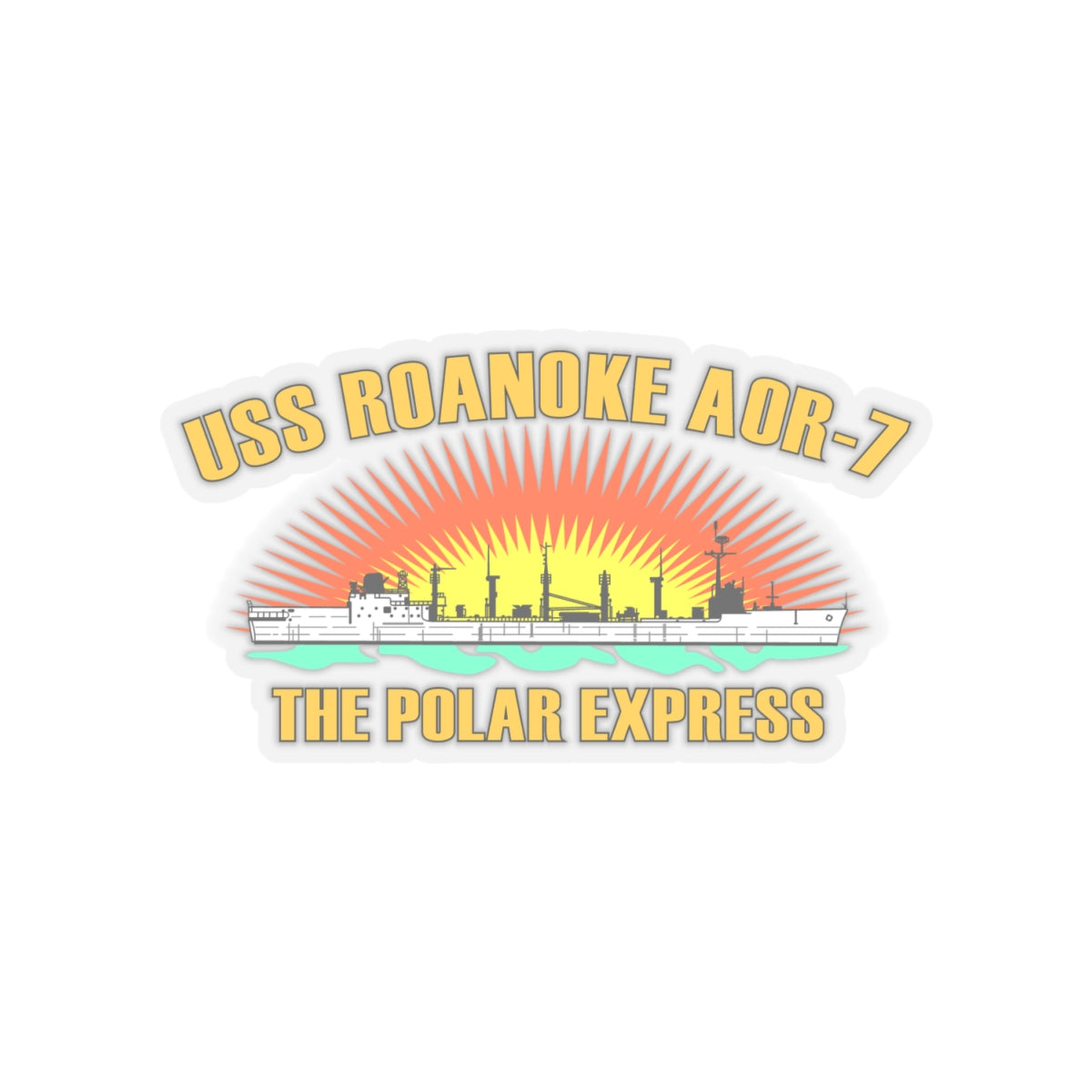 Roanoke "Polar Express" Sticker