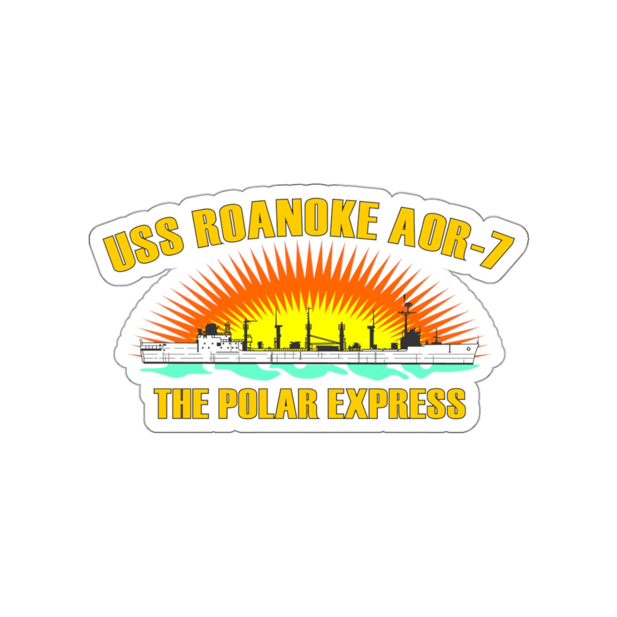 Roanoke "Polar Express" Sticker