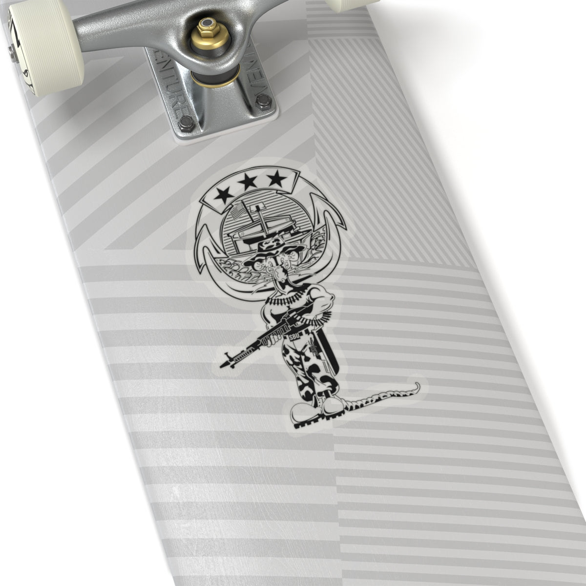 River Rat CC Pin Sticker (Black)