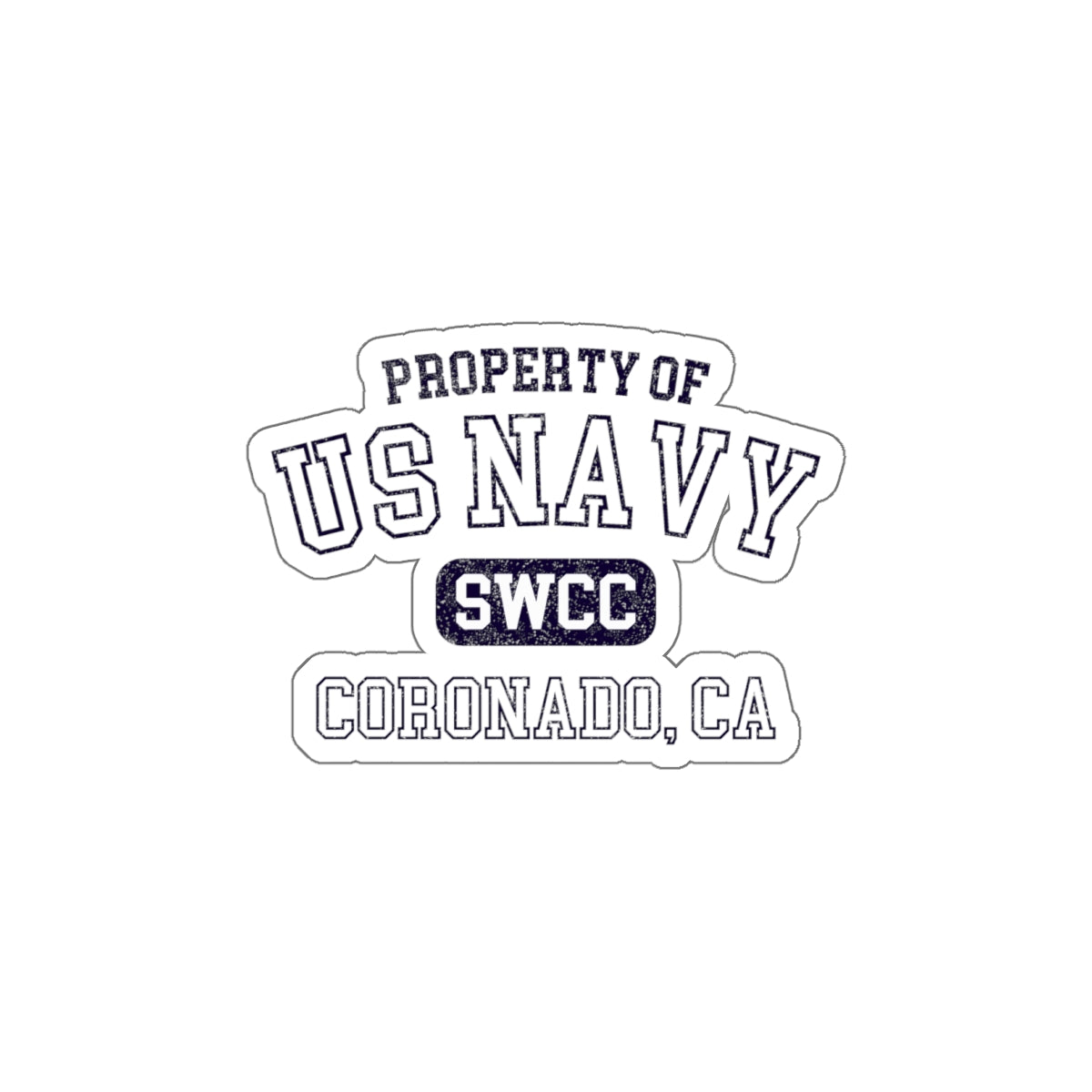 Property of US Navy SWCC Sticker