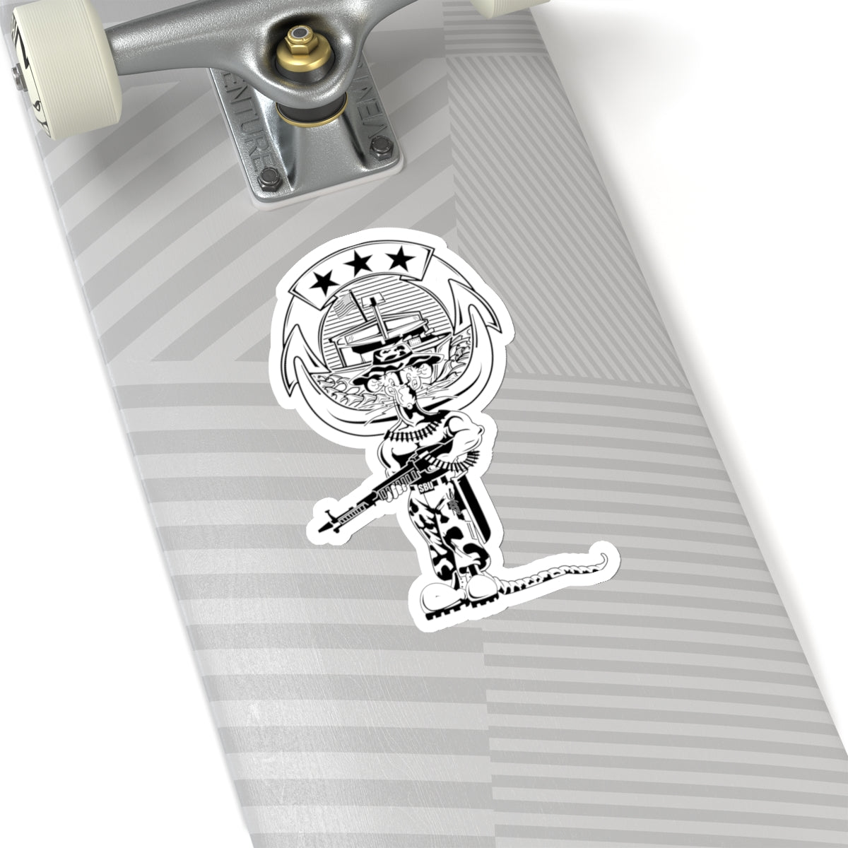 River Rat CC Pin Sticker (Black)