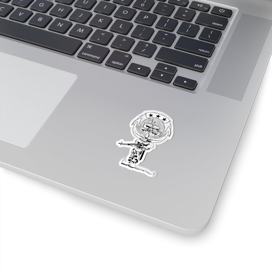 River Rat CC Pin Sticker (Black)