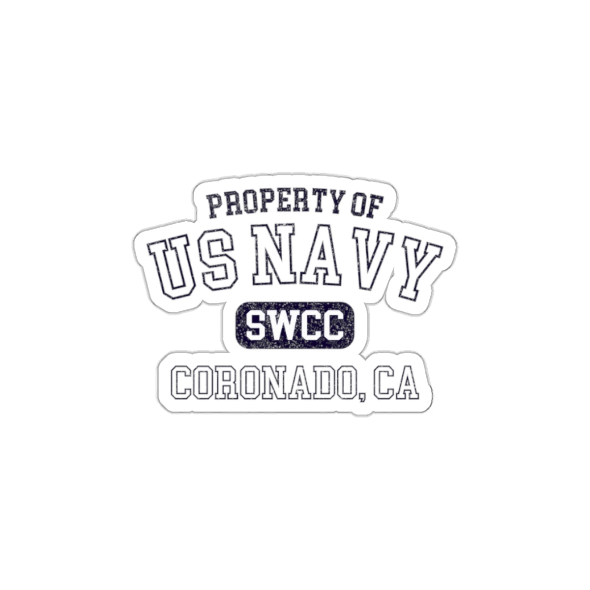 Property of US Navy SWCC Sticker