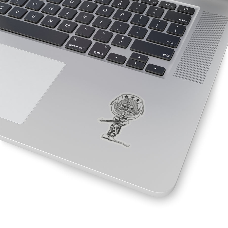 River Rat CC Pin Sticker (Black)
