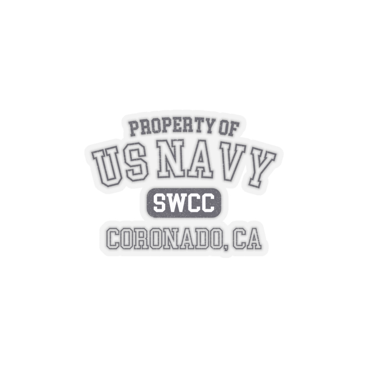Property of US Navy SWCC Sticker