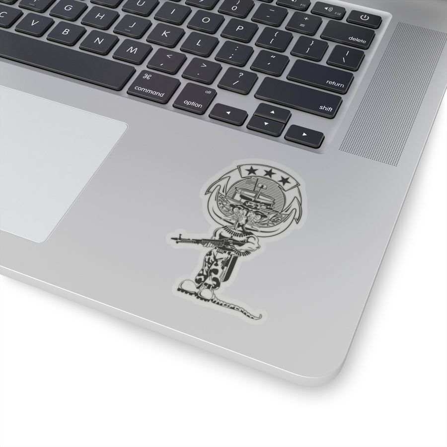 River Rat CC Pin Sticker (Black)