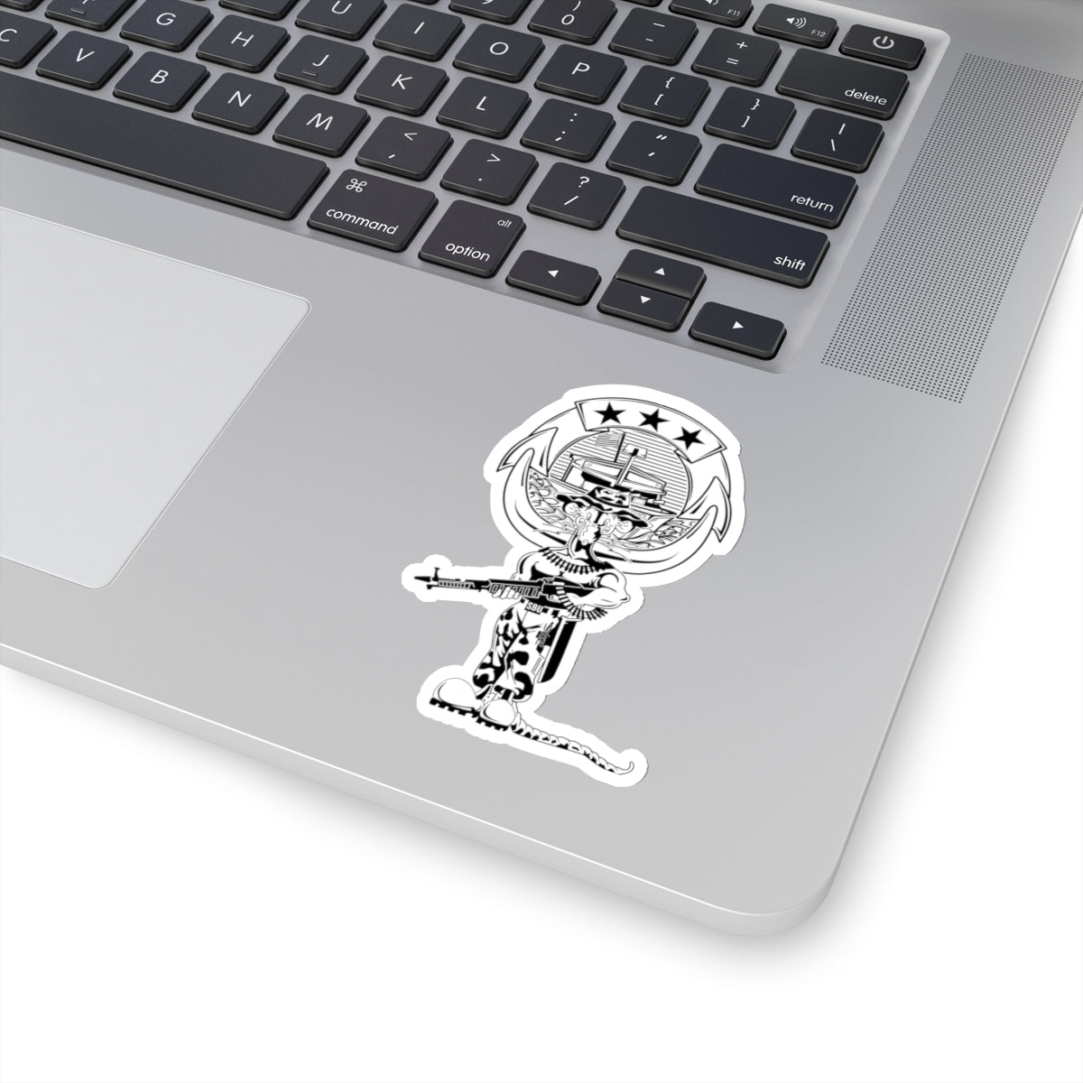 River Rat CC Pin Sticker (Black)
