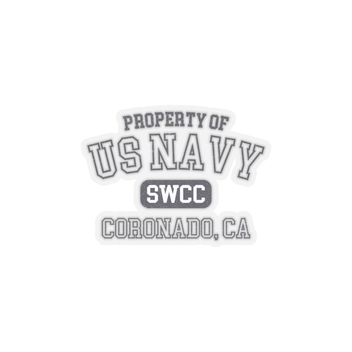 Property of US Navy SWCC Sticker