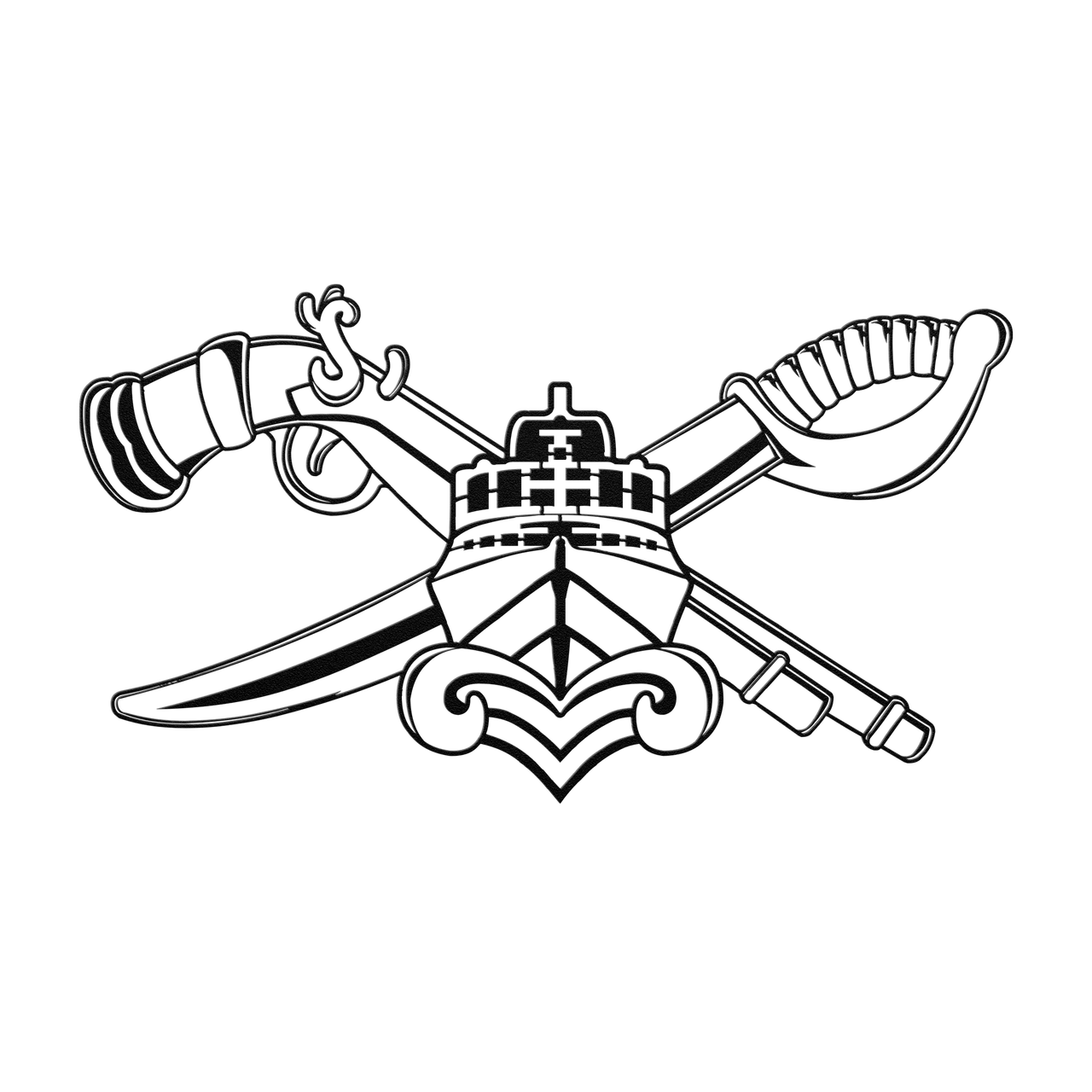 SWCC_Basic_Pin_Die_Cut_Wall_Art_Black_Transparent_Mockup.png
