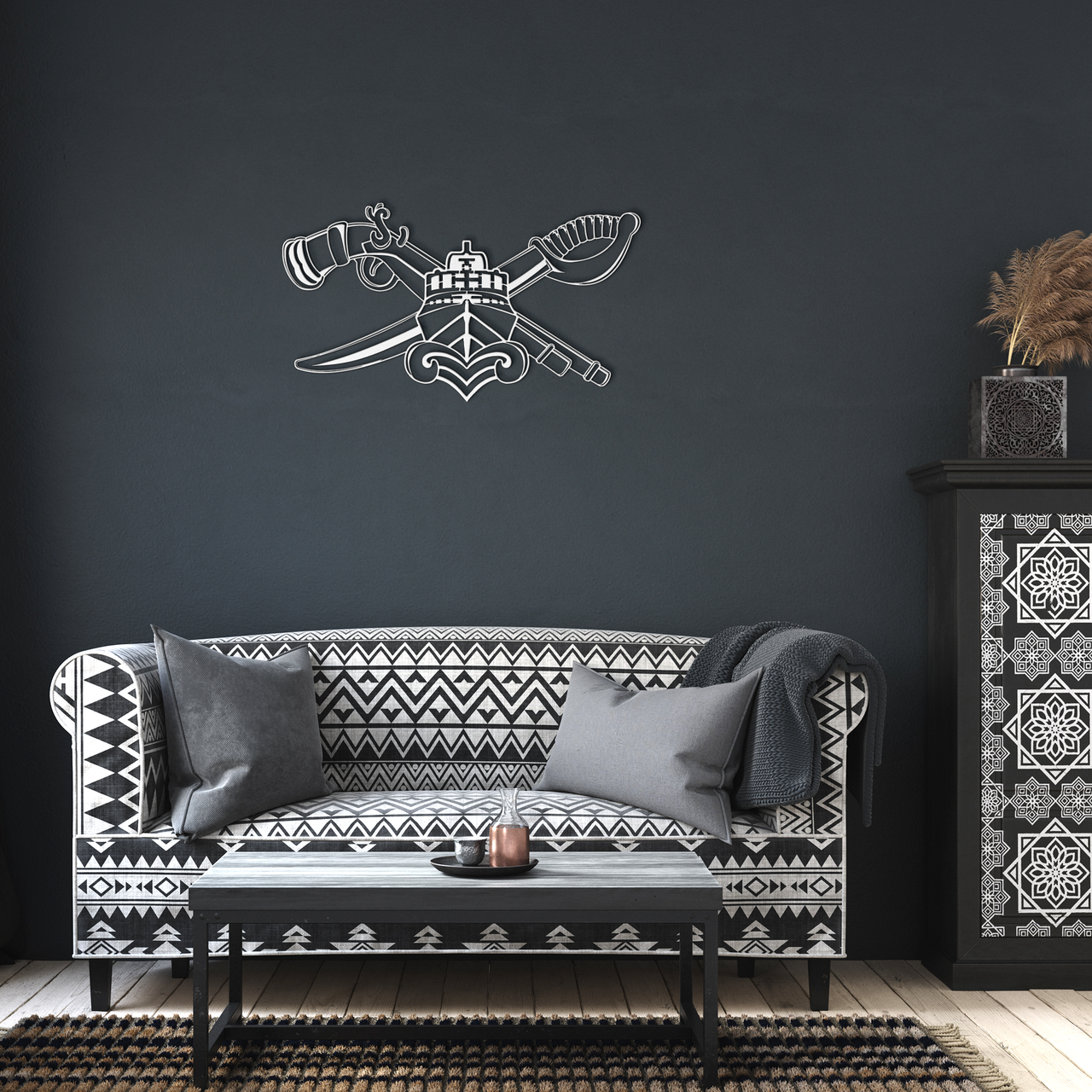 SWCC_Basic_Pin_Die_Cut_Wall_Art_White_Dark_Living_Room_Mockup.png