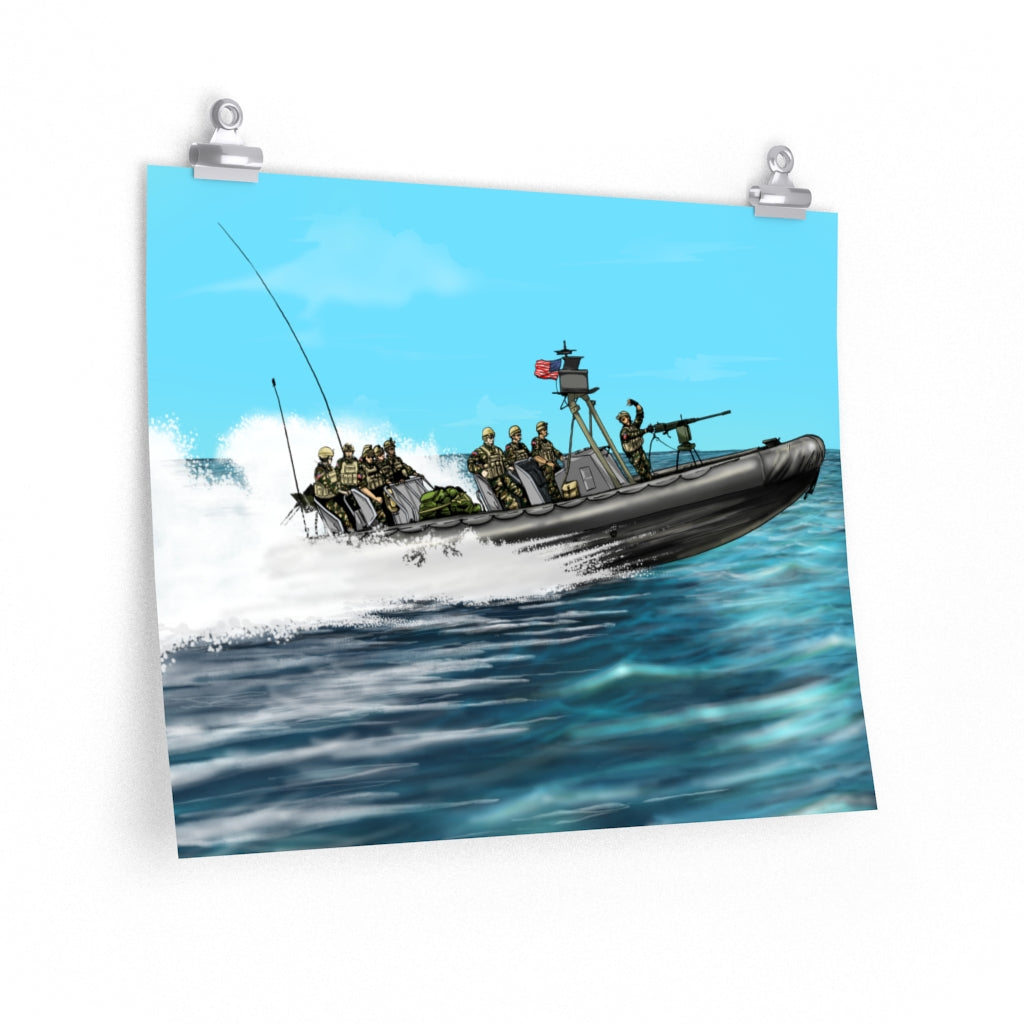 RHIB Premium Matte horizontal posters