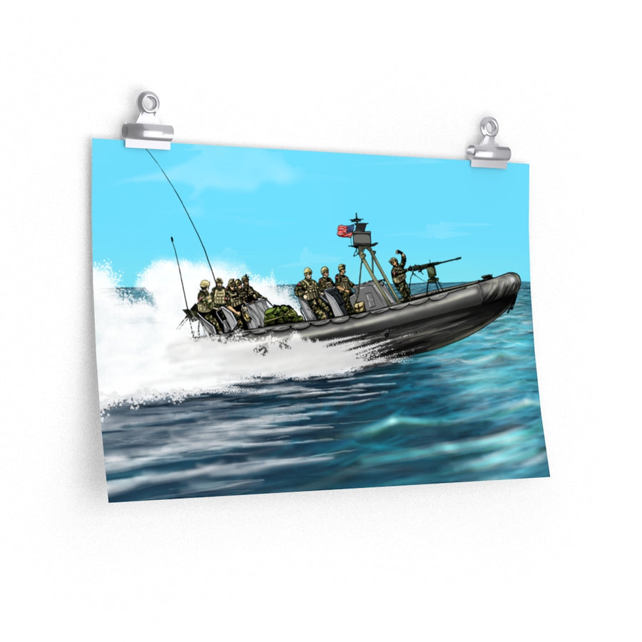 RHIB Premium Matte horizontal posters