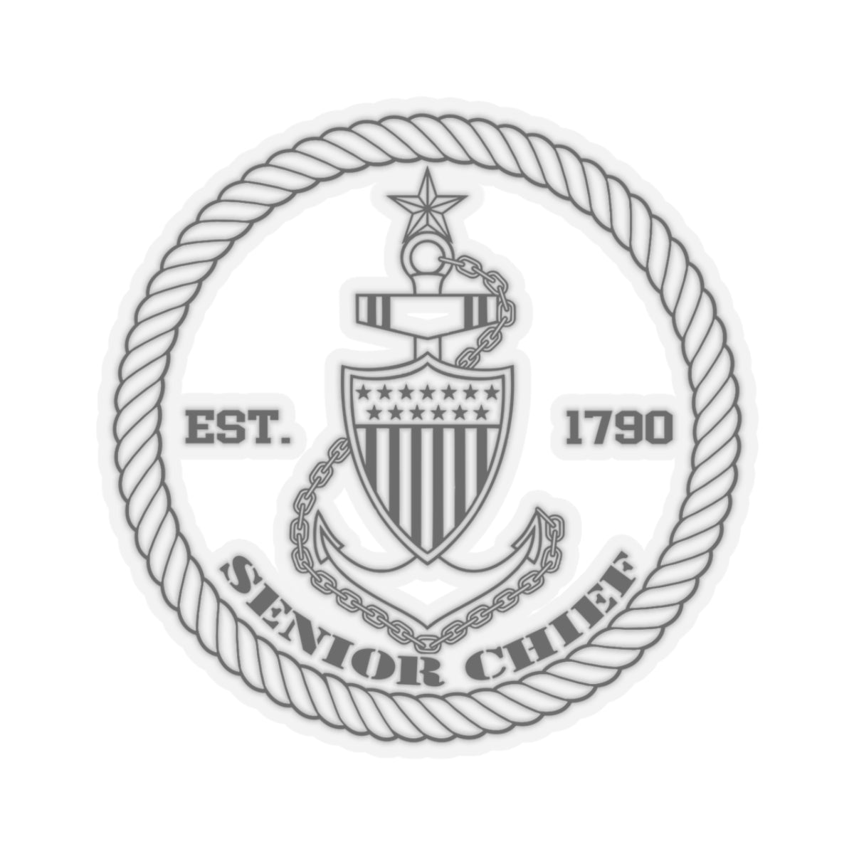 Coast Guard Senior Chief Sticker