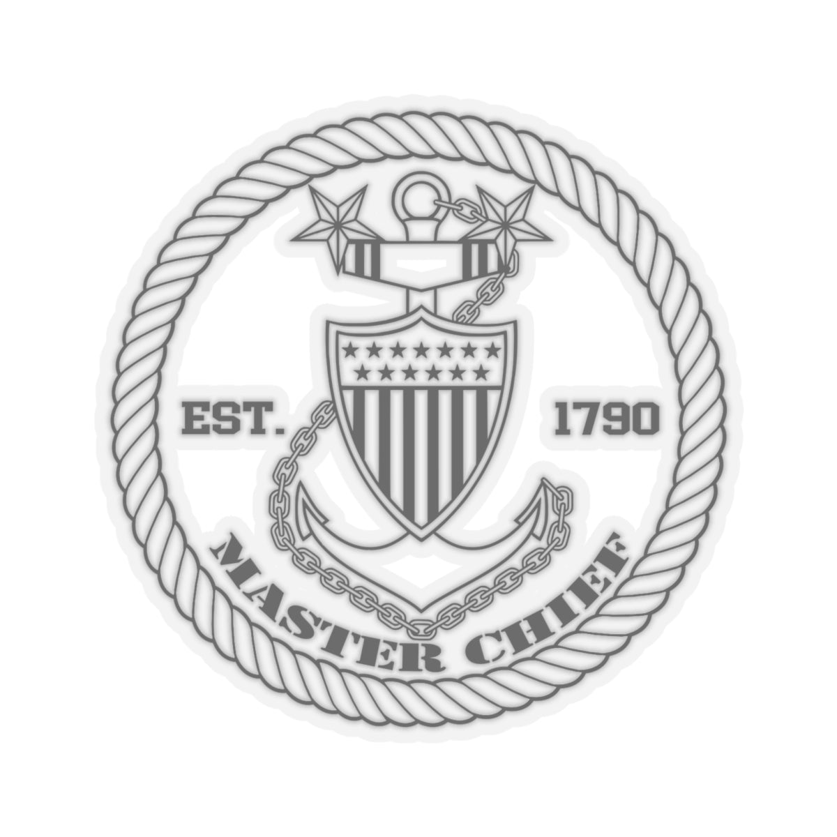Coast Guard Master Chief Sticker