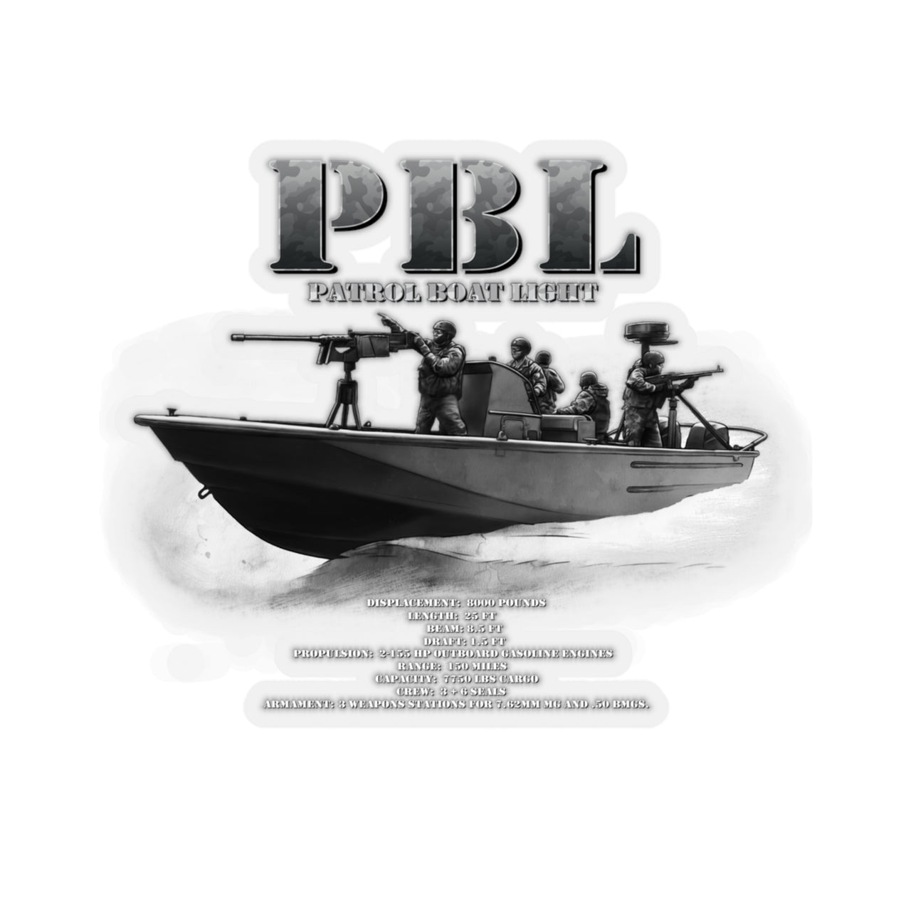 PBL v2 - Patrol Boat Light Sticker
