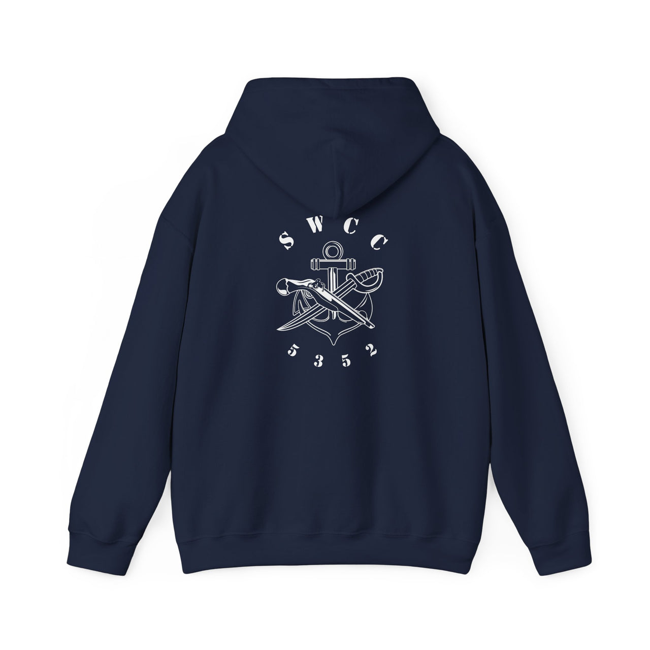 SB Pin with NEC 5352 Hoodie - Black & White Collection