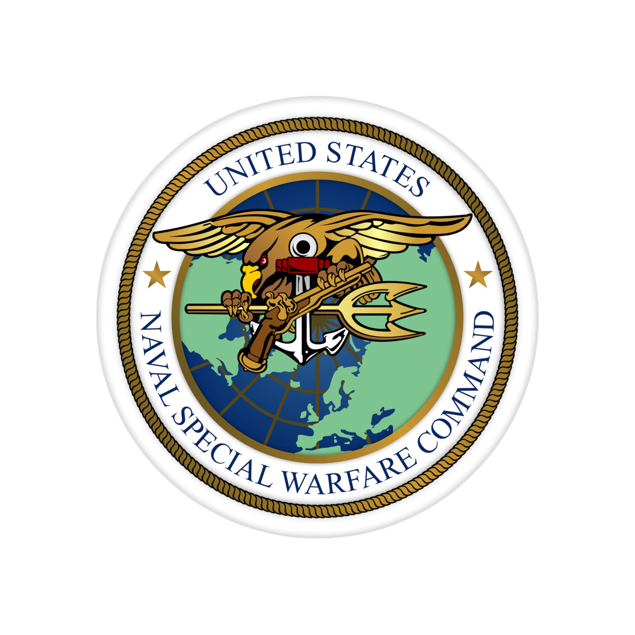 Naval Special Warfare Command Sticker (Color)