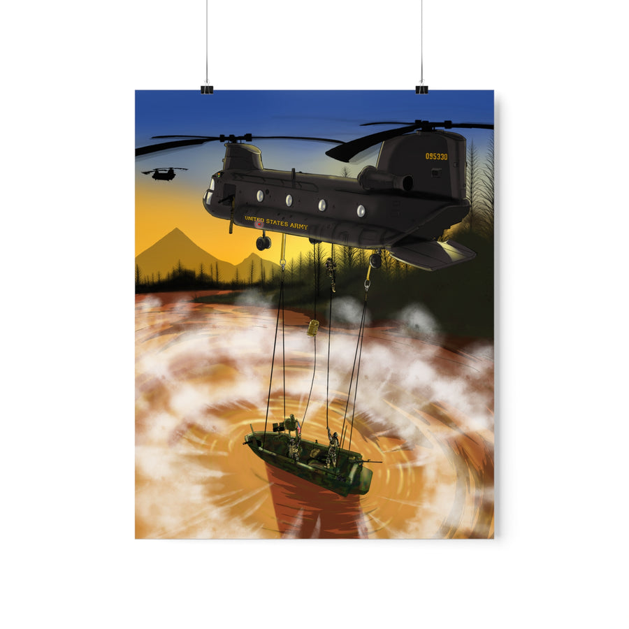 SOC-R Helo Cast Premium Matte vertical posters