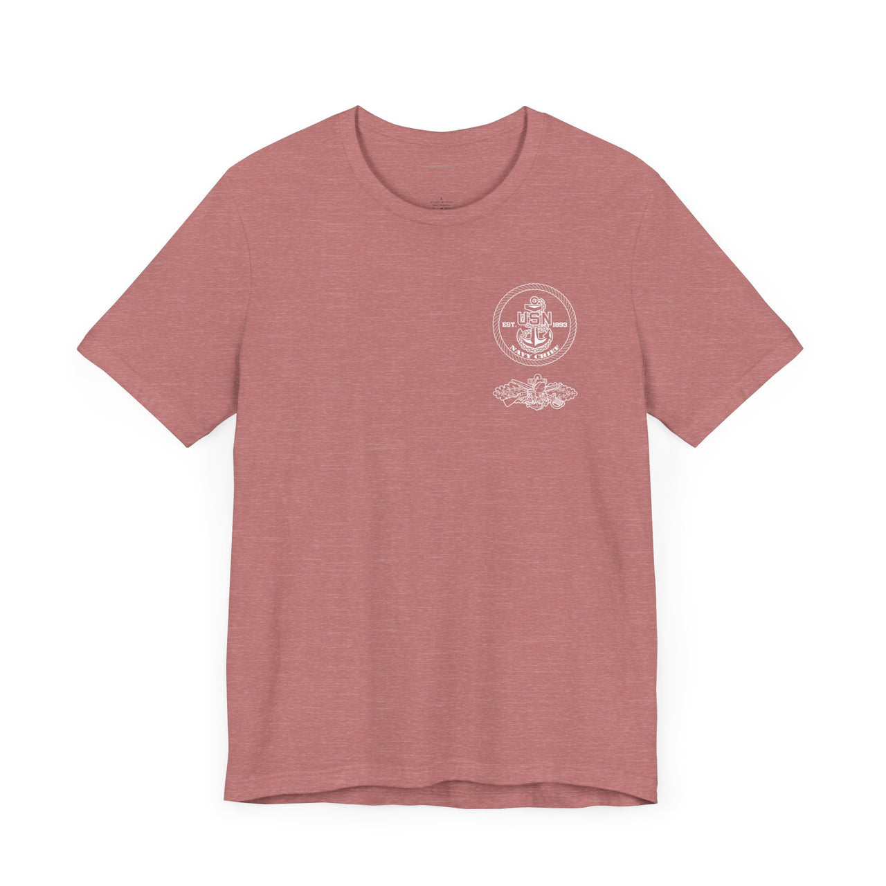 Navy Chief Seabee Qualification T-Shirt - Black & White Collection