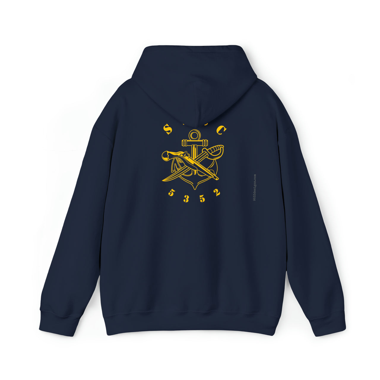 SB Pin with NEC 5352 Hoodie (Gold)