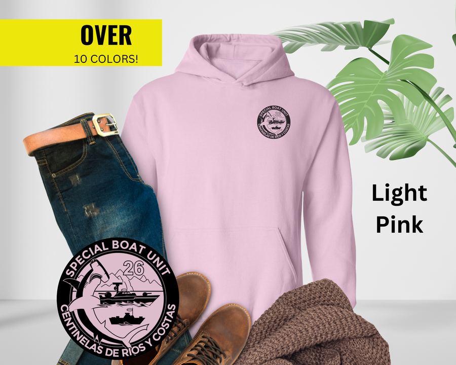 Special Boat Unit 26 Hoodie - Black & White Collection