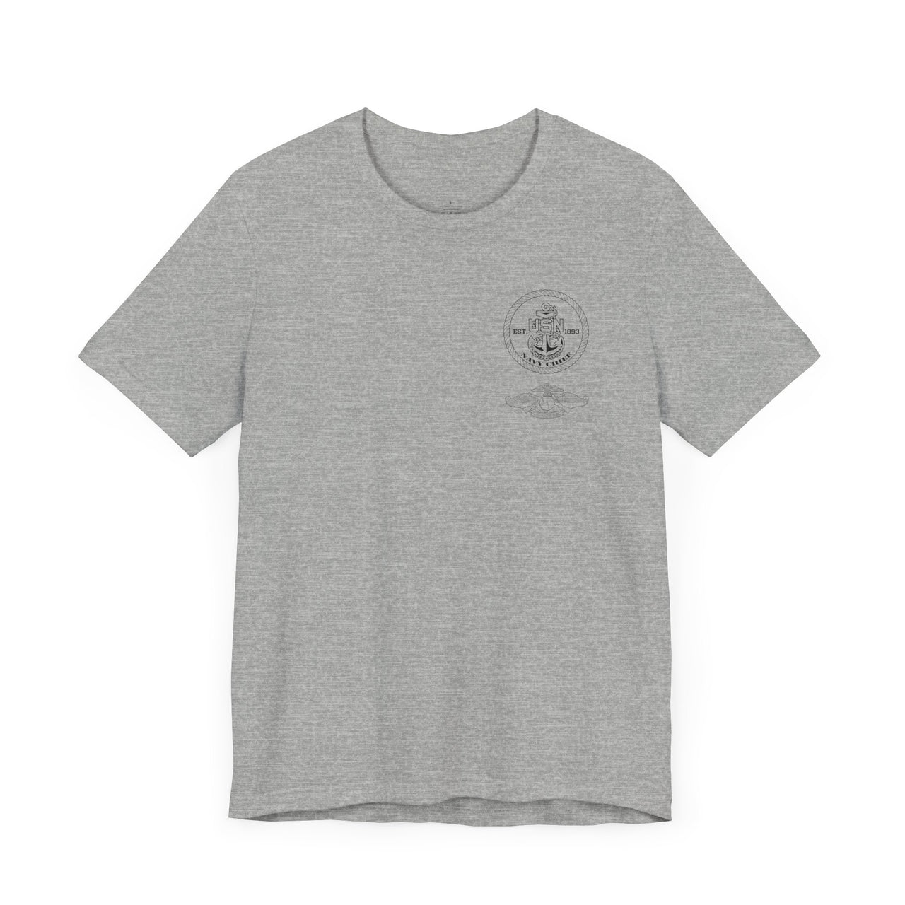 Navy Chief FMF Qualification T-Shirt - Black & White Collection