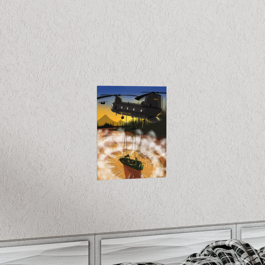 SOC-R Helo Cast Premium Matte vertical posters