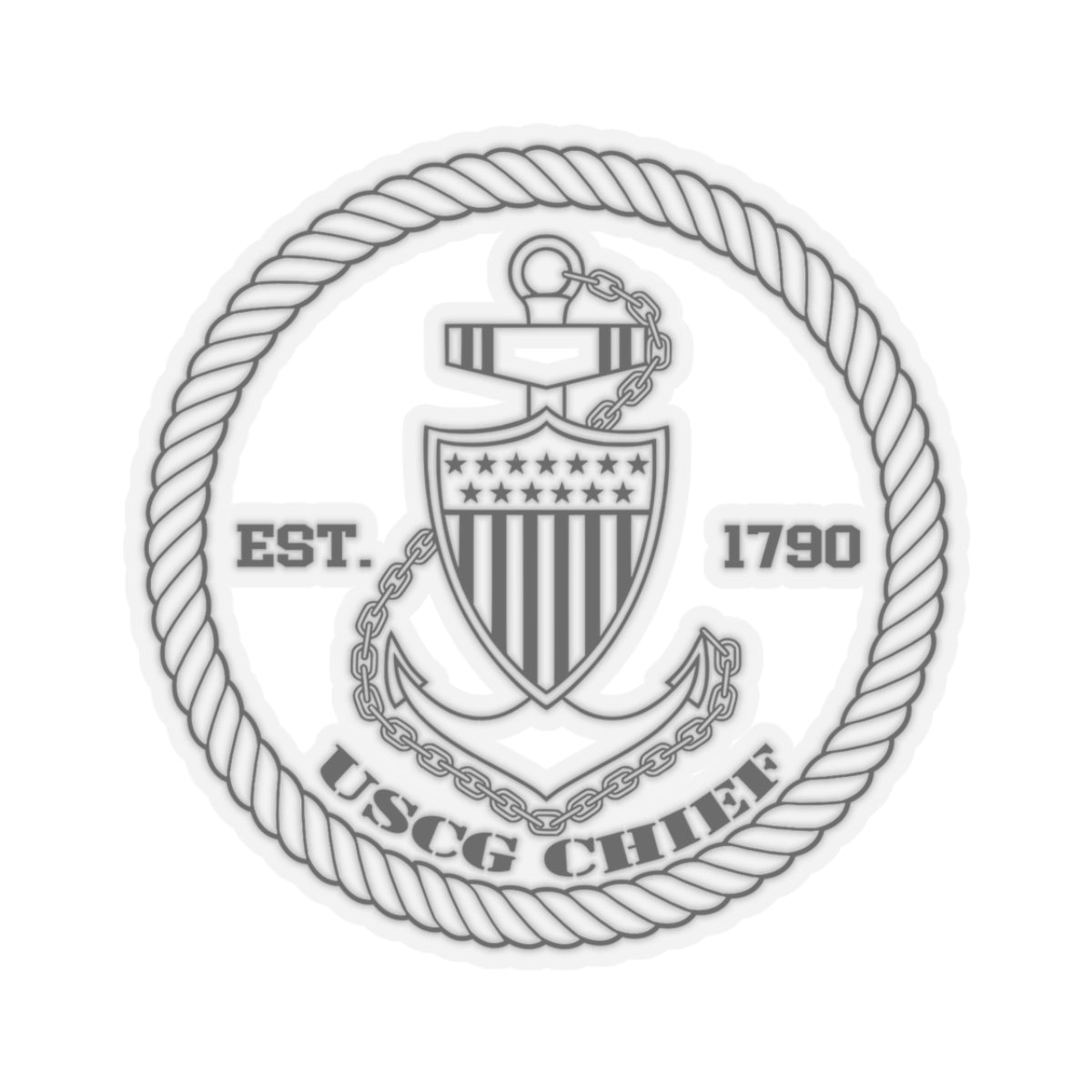 Coast Guard Chief Sticker