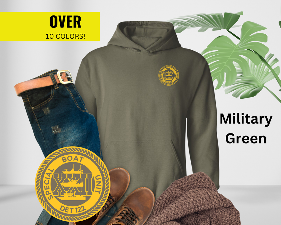 Special Boat Unit 22 DET 122 Hoodie - Gold Collection