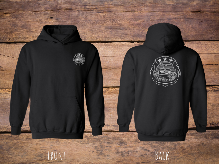 Combatant Craft Crewmen Pin - Hoodie (White)