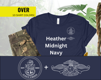 Thumbnail for Navy Chief FMF Qualification T-Shirt - Black & White Collection