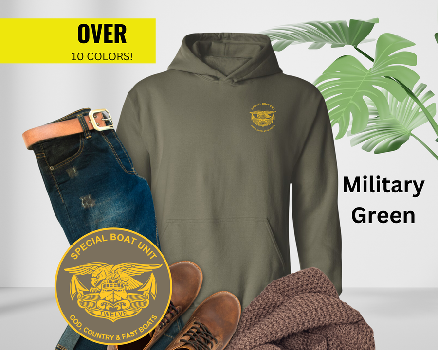 Special Boat Unit 12 v2 Hoodie - Gold Collection