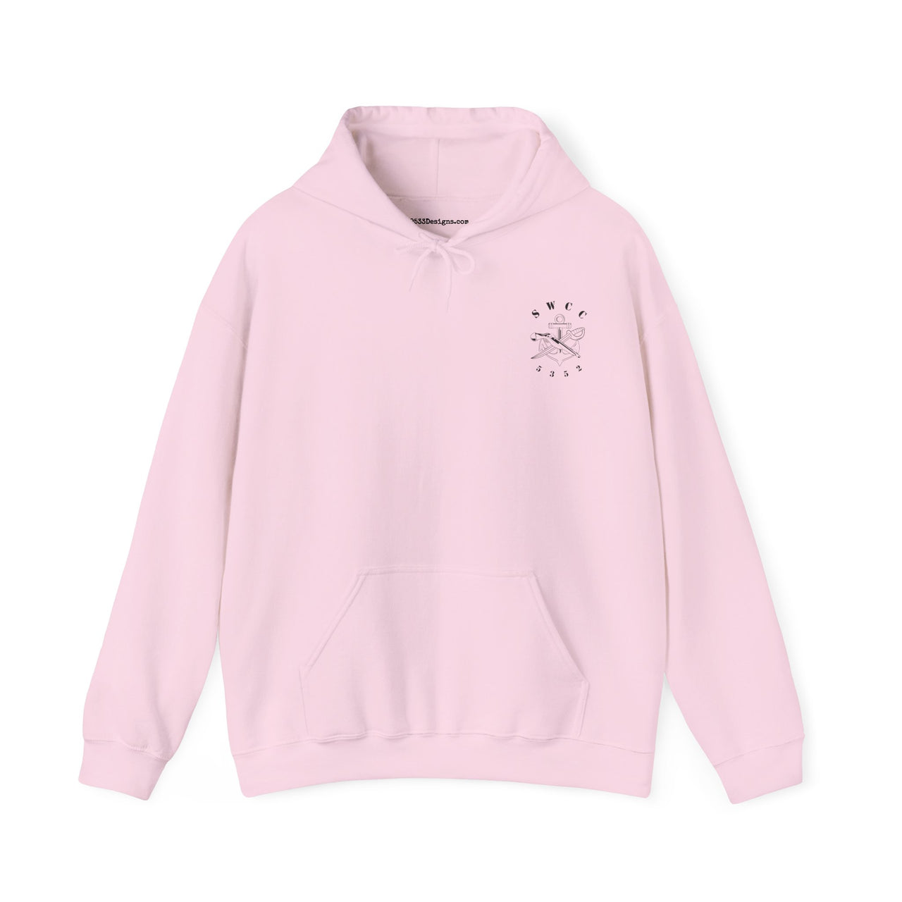 SB Pin with NEC 5352 Hoodie - Black & White Collection
