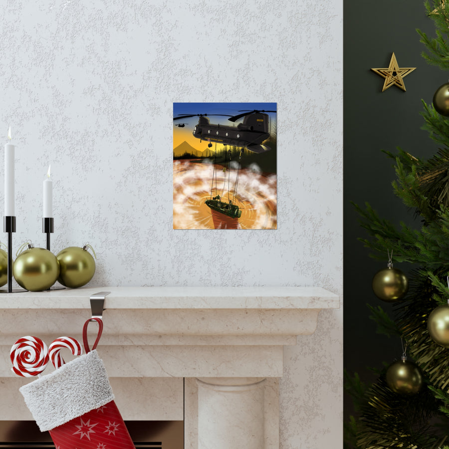 SOC-R Helo Cast Premium Matte vertical posters