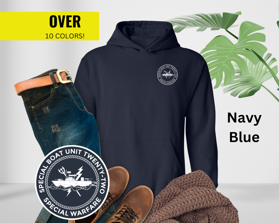 Special Boat Unit 22 v1 Hoodie - Black & White Collection