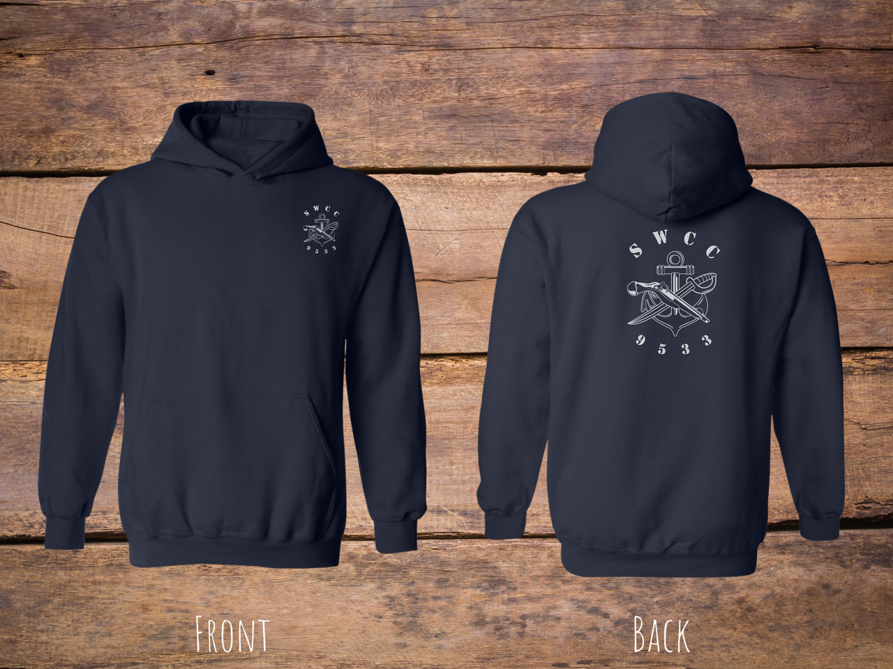 Special Warfare Combatant Craft Crewman SWCC - 9533 Hoodie (White)