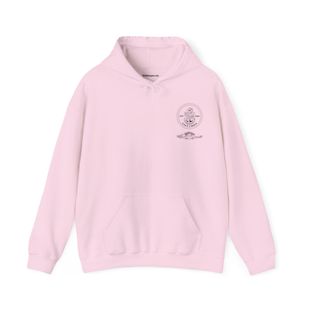Navy Chief Expeditionary Warfare Hoodie - Black & White Collection