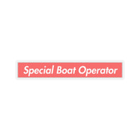 Thumbnail for Special Boat Operator Sticker