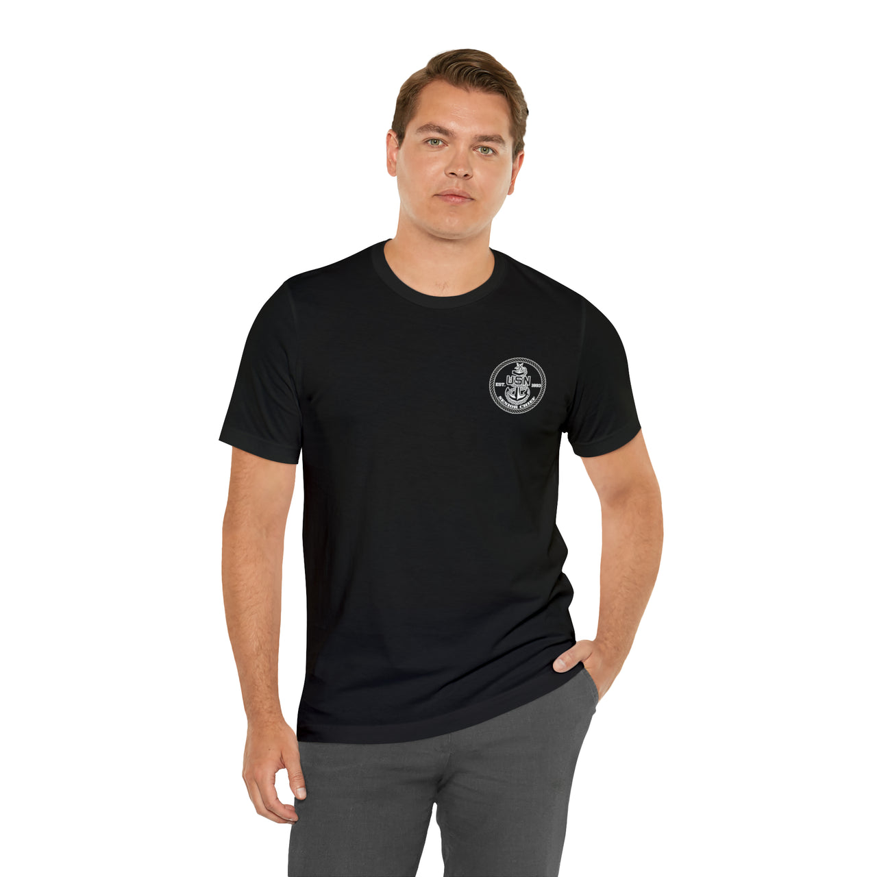Navy Senior Chief T-Shirt (White)