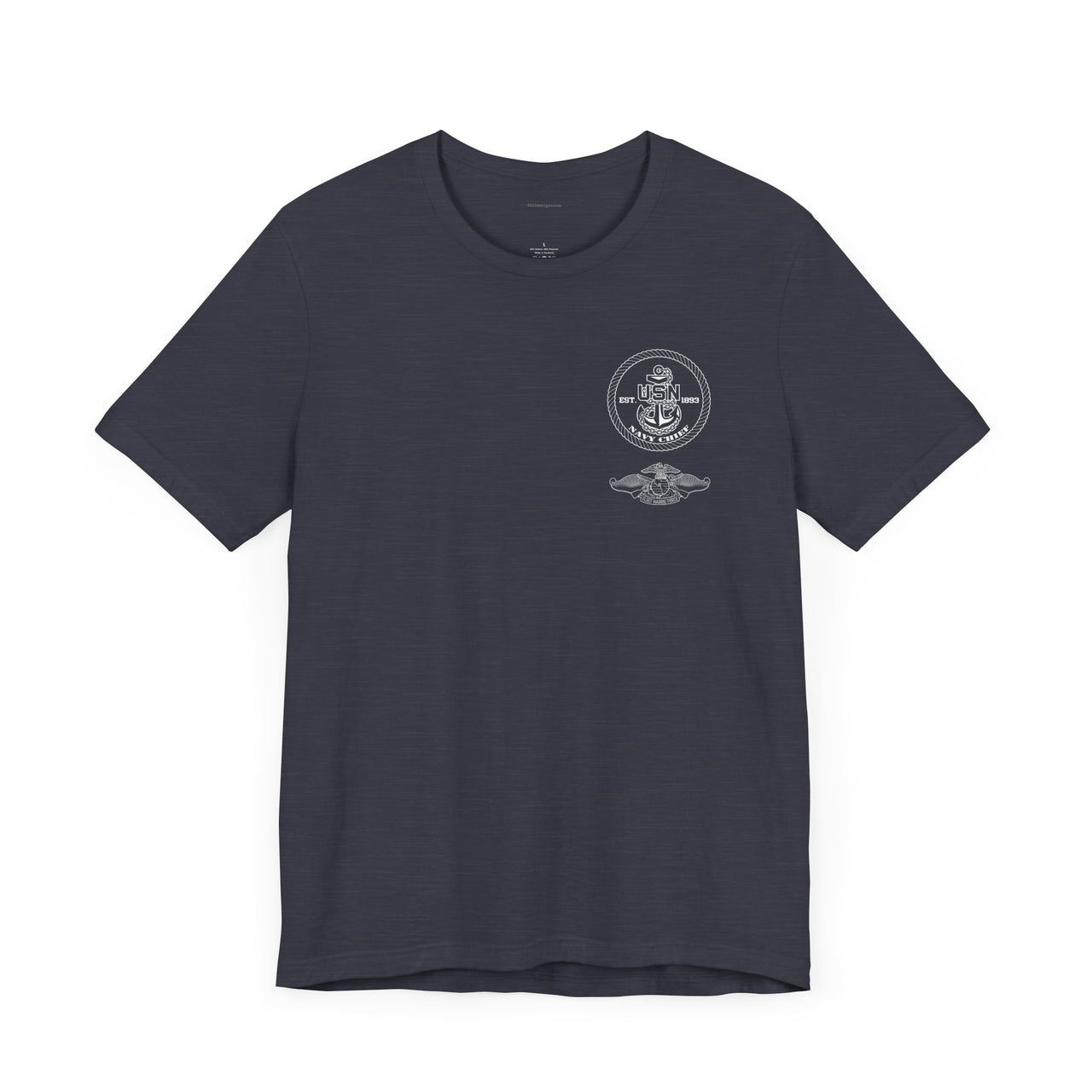 Navy Chief FMF Qualification T-Shirt - Black & White Collection