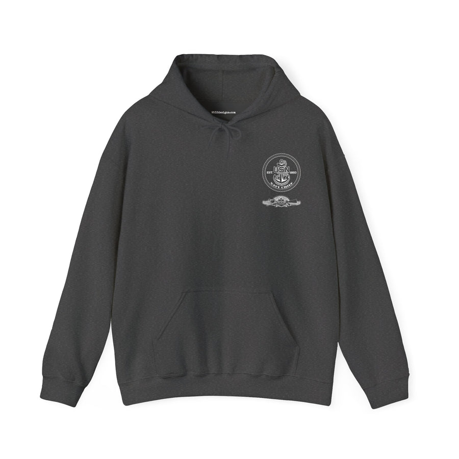 Navy Chief Expeditionary Warfare Hoodie - Black & White Collection