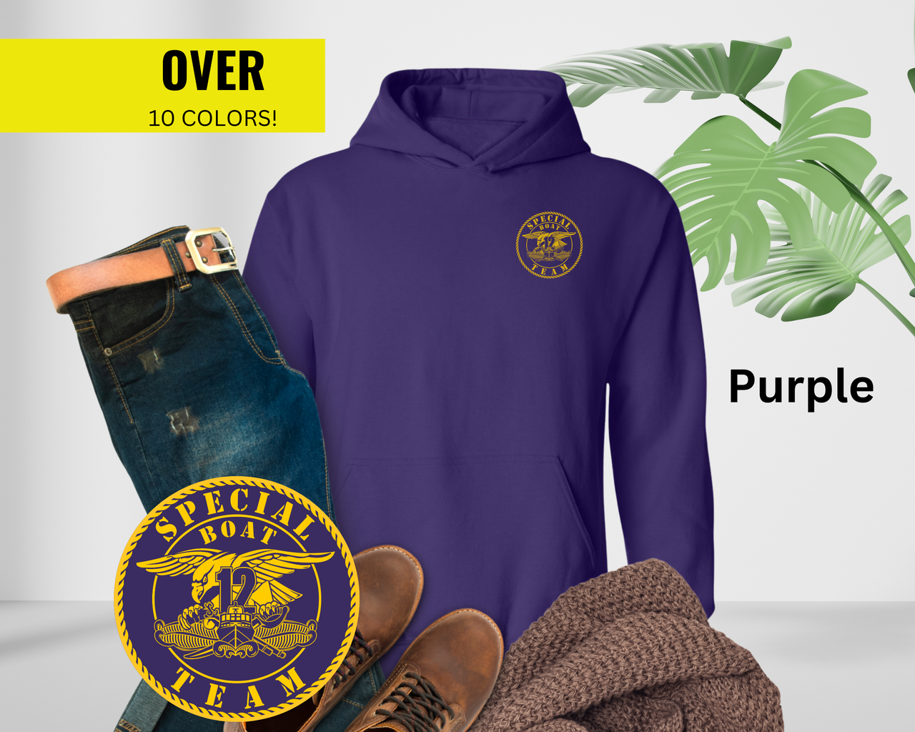 Special Boat Team 12 v1 Hoodie - Gold Collection
