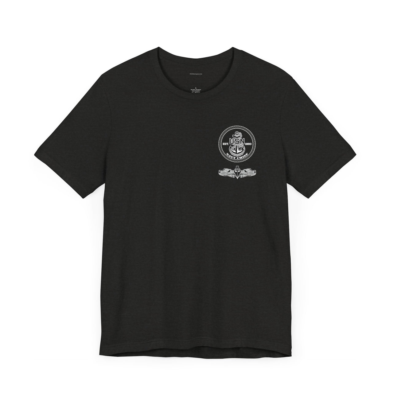 Navy Chief Surface Warfare Specialist Qualification T-Shirt - Black & White Collection