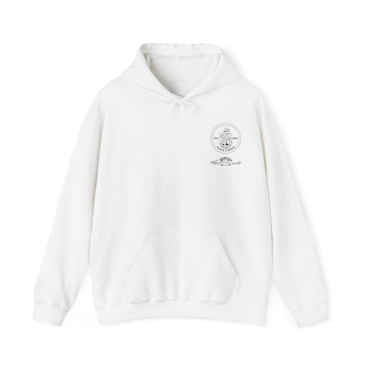 Navy Chief Expeditionary Warfare Hoodie - Black & White Collection