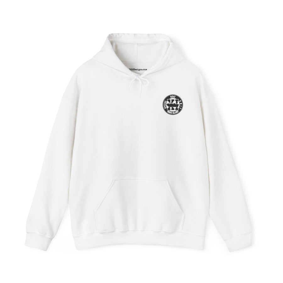 Special Boat Unit 11 v2 Hoodie - Black & White Collection