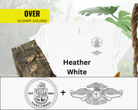 Thumbnail for Navy Chief FMF Qualification T-Shirt - Black & White Collection