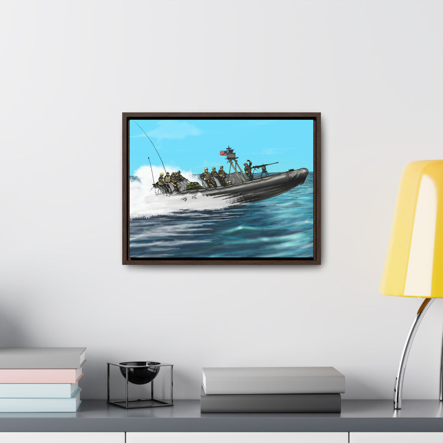RHIB Framed Premium Gallery Wrap Canvas 16x12