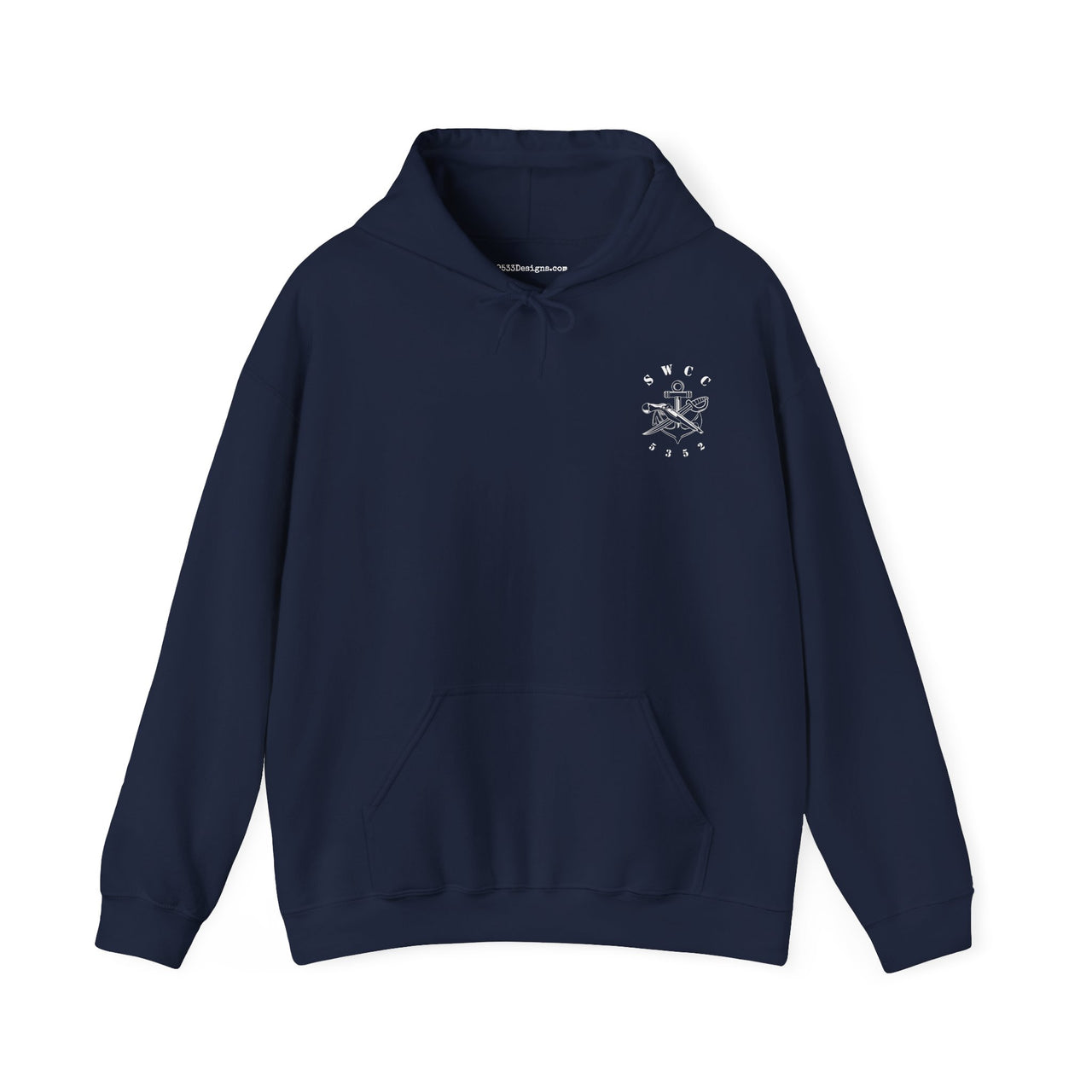 SB Pin with NEC 5352 Hoodie - Black & White Collection